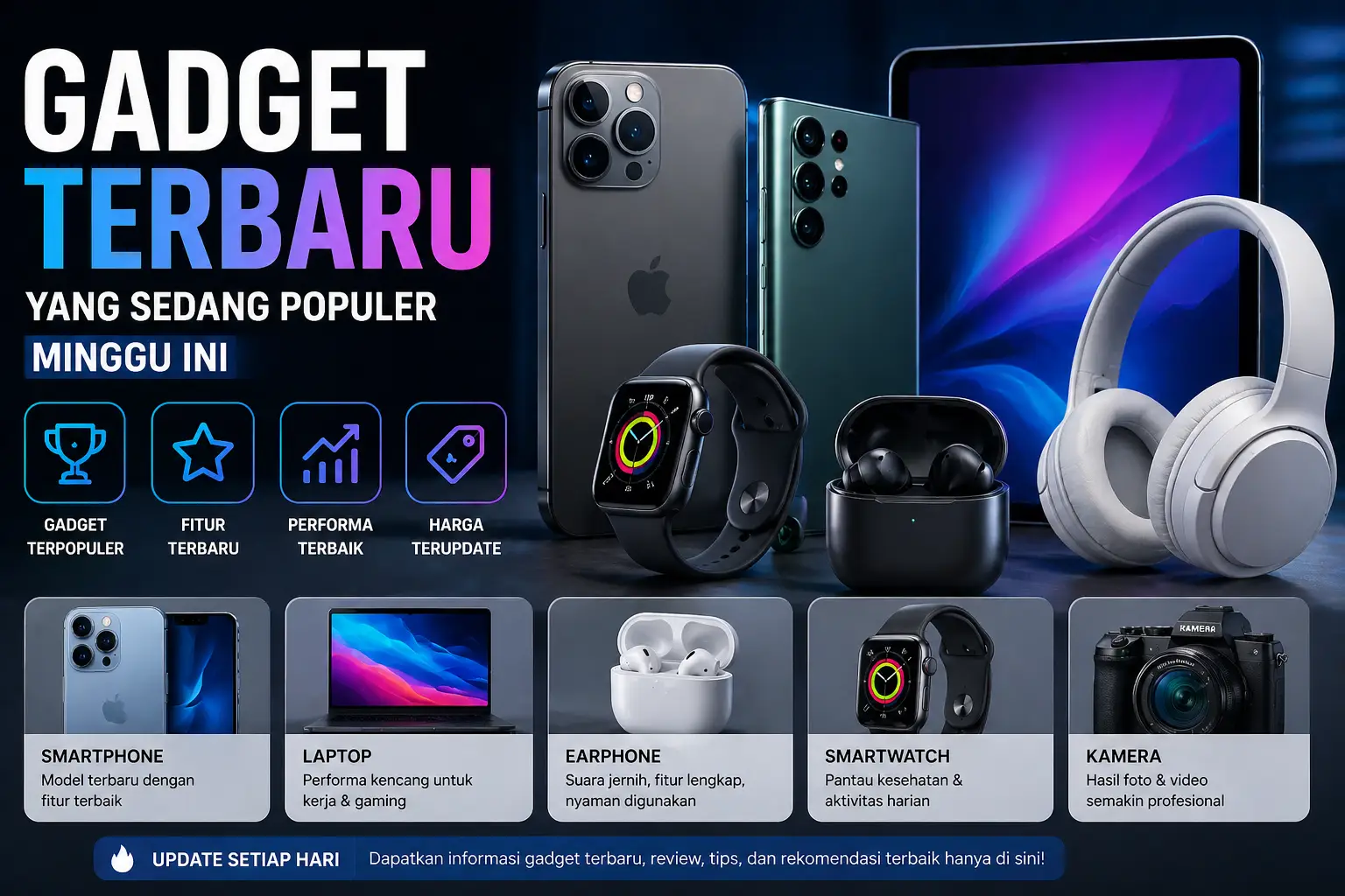Gadget terbaru populer