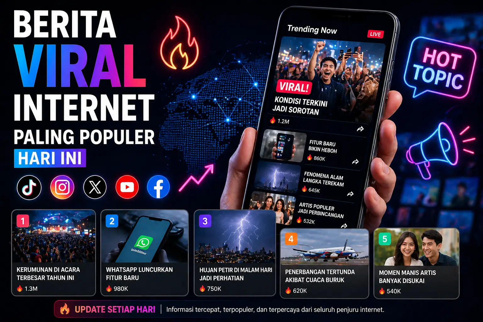 Berita viral internet